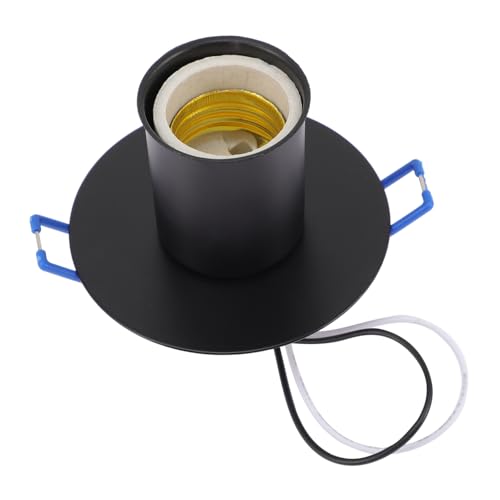 NULYLU Lampenfassung Keramik Deckenfassung Lampensockel Schraubfassung DIY Lichtadapter für Wohnzimmer Schlafzimmer Cafés Restaurants von NULYLU