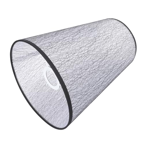 NULYLU Lampenschirm Tischlampe Fassung Barrel Lampenschirm Abdeckung Schwarz Netzgewebe Innenbeleuchtung Lampenabdeckung für Wohnzimmer Schlafzimmer von NULYLU