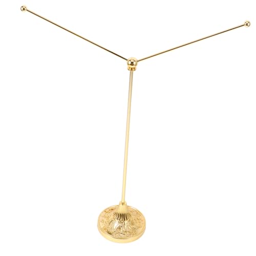 NULYLU Metall fahnenhalter Y Form Stabiles Flaggenständer Schreibtisch flaggenhalter mit Stabilem Sockel für Bürodekoration Multipurpose Desk Flag Pole von NULYLU