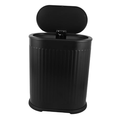 NULYLU Müllbehälter mit Pressdeckel Kunststoff Schmaler Bad Abfalleimer für Schlafzimmer Toilette Wohnzimmer Berührungslos Platzsparend Stilvoll Praktischer Abfalleimer für Zuhause und NULYLU Müllbehälter mit Pressdeckel Kunststoff Schmaler Bad Abfalleimer für Schlafzimmer Toilette Wohnzimmer Berührungslos Platzsparend Stilvoll Praktischer Abfalleimer für Zuhause und von NULYLU
