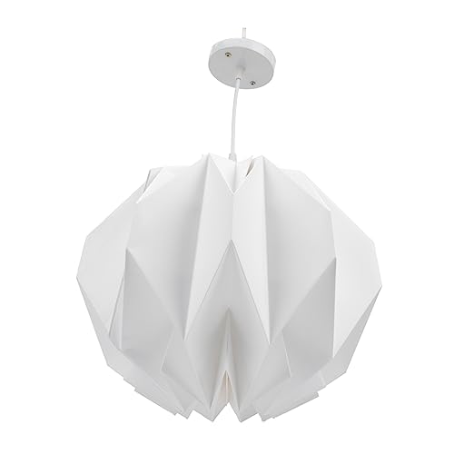 NULYLU Nordische Origami Papier Deckenlampe Einfache Pendelleuchte für Wohnzimmer Schlafzimmer Langlebig und Leicht zu Installieren Stilvolle Papierlaterne für Gemütliche Raumdekoration NULYLU Nordische Origami Papier Deckenlampe Einfache Pendelleuchte für Wohnzimmer Schlafzimmer Langlebig und Leicht zu Installieren Stilvolle Papierlaterne für Gemütliche Raumdekoration von NULYLU