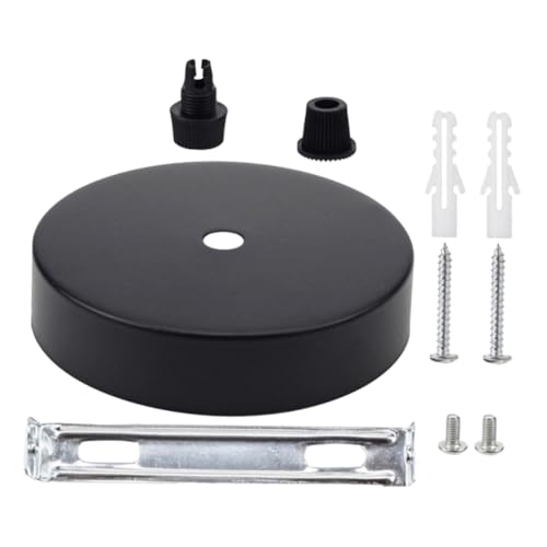 NULYLU Pendelleuchte Baldachin Kit aus Eisen und Runde Deckenabdeckung Ømm DIY Lampenhalterung Langlebig Installieren Geeignet für Innenbeleuchtung und Kronleuchter NULYLU Pendelleuchte Baldachin Kit aus Eisen und Runde Deckenabdeckung Ømm DIY Lampenhalterung Langlebig Installieren Geeignet für Innenbeleuchtung und Kronleuchter von NULYLU