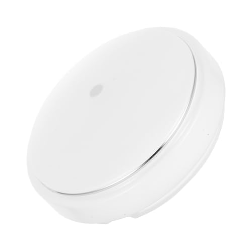 NULYLU Runde Deckenlampen abdeckung aus Robustem Lampenschirm Ersatz für Schlafzimmer Balkon Küche Bad Modernes Design Vielseitig Einsetzbar Ø Silberlinie von NULYLU