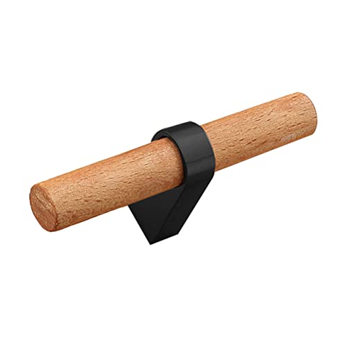 NULYLU Schrankgriff Massivem Holz für Eleganter Möbelknopf im Vintage Design Passend für Garderobe und Kommode mit Glatter Oberfläche und Hoher Härte von NULYLU