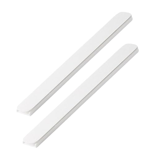 NULYLU Selbstklebende Möbel Schubladenschiene aus Stabilem Kunststoff Geräuscharm Verschleißfest für Küchen und Kleiderschrank Auszüge Einfache Montage Einsetzbar von NULYLU