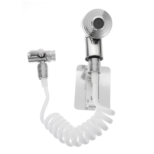 NULYLU Sink Externer Duschkopf Verlängerung Set Tragbarer Handbrausehalter mit Flexiblem Ausziehbarem Schlauch Passend für Waschtischarmatur Langlebiges Badezimmer Zubehör NULYLU Sink Externer Duschkopf Verlängerung Set Tragbarer Handbrausehalter mit Flexiblem Ausziehbarem Schlauch Passend für Waschtischarmatur Langlebiges Badezimmer Zubehör von NULYLU