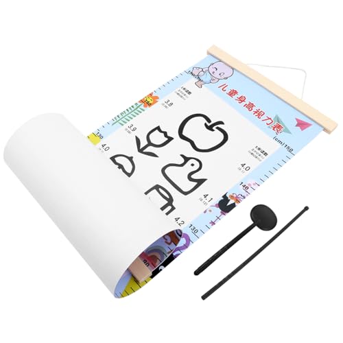 NULYLU Standard Sehtafel aus Holz und Kunststoff Stabiles Augendiagramm zur Visuellen Augenprüfung Bruchsicher Leicht Aufzuhängen Geeignet für Familie Kindergarten Schule und von NULYLU