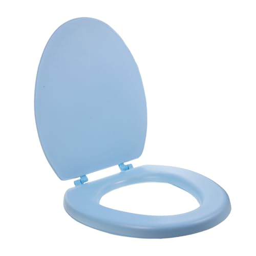 NULYLU Toilettensitz Ersatz Weich Verstärkt für Zuhause Bad Badezimmer Wc Sitz Langlebig Stabil Einfache Reinigung Elongated Design von NULYLU