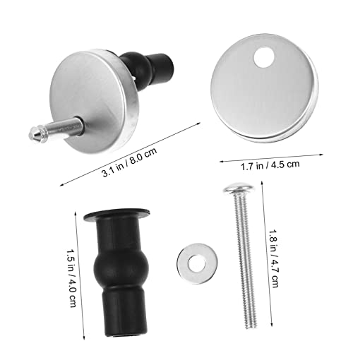 NULYLU Toilettensitz Schrauben Edelstahl Wc Sitz Befestigung Ersatzschrauben Langlebig Rostfrei für Standard Toilettendeckel Reparatur von NULYLU