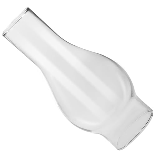 NULYLU Vintage Öllampe Ersatzglaszylinder Klare Glasabdeckung für Petroleumlampe Nostalgischer Lampenschirm Kompatibel mit Traditionellen und Modernen Öllampen von NULYLU