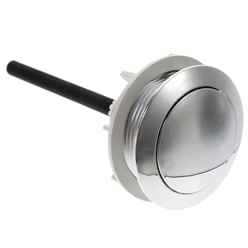NULYLU Wc Spülkasten Druckknopf Dual Flush Push Button aus Langlebigem Kunststoff Runde Form Einfache Installation Wassersparend Passend für Gängige Toilettenmodelle NULYLU Wc Spülkasten Druckknopf Dual Flush Push Button aus Langlebigem Kunststoff Runde Form Einfache Installation Wassersparend Passend für Gängige Toilettenmodelle von NULYLU