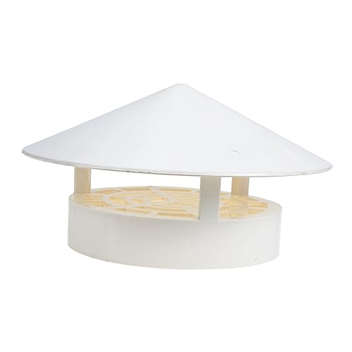 NULYLU Wetterfeste PVC Regenhaube für Schornstein und Kamin Strapazierfähiger Flammhemmender Wetterschutz Einfache Montage ohne Werkzeug Geeignet für Kaminrohre von NULYLU