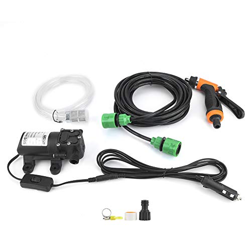 12V Elektrische Autowaschpumpe mit Reinigungspistole und Anschlussstück – Energiesparende Selbstansaugende Wasserpumpe für Haus, Garten und Fahrzeugreinigung 12V Elektrische Autowaschpumpe mit Reinigungspistole und Anschlussstück – Energiesparende Selbstansaugende Wasserpumpe für Haus, Garten und Fahrzeugreinigung von NUMNBE
