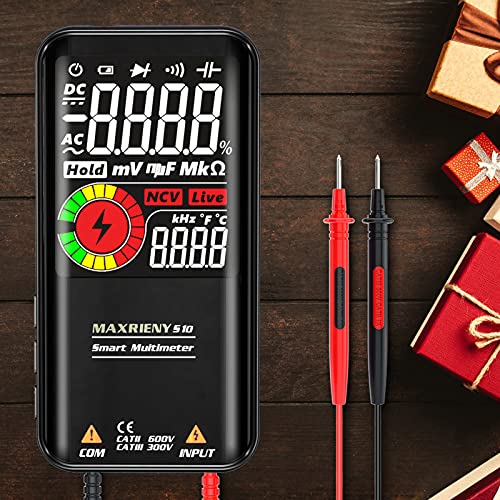 Automatisches Multimeter mit großem LCD Temperatur NCV Spannung Widerstand Kapazität Frequenz Diode für Elektriker und Heimgebrauch Automatisches Multimeter mit großem LCD Temperatur NCV Spannung Widerstand Kapazität Frequenz Diode für Elektriker und Heimgebrauch von NUMNBE