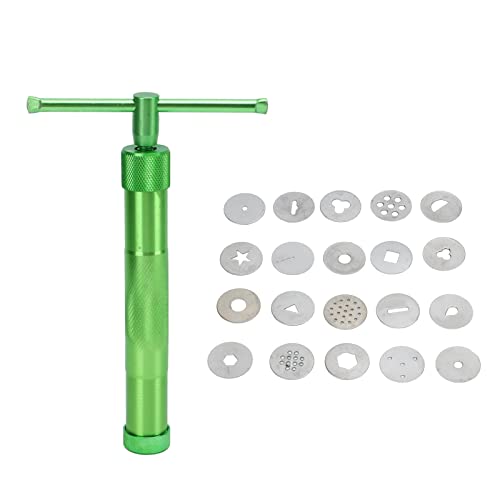 Clay Extruder -Werkzeug - Rotationsdesign aus Edelstahl für Polymertonhandwerk, langlebiger und tragbarer Töpfertruder für Kuchenskulptur und Zuckerkunst DIY Clay Extruder -Werkzeug - Rotationsdesign aus Edelstahl für Polymertonhandwerk, langlebiger und tragbarer Töpfertruder für Kuchenskulptur und Zuckerkunst DIY von NUMNBE