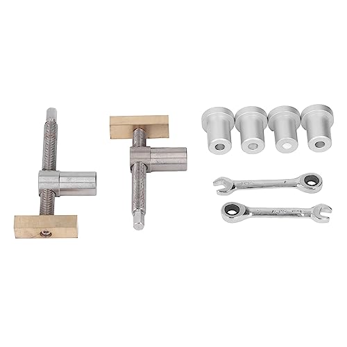 Desktop -Klemm -Kit - Schnelles Klemme mit 2 Ratschenschlüssel & 4 Bankhunden, langlebiger Edelstahl & Messing, CNC für Präzision bearbeitet, ideal für Holzbearbeitung & DIY, (type 3) von NUMNBE