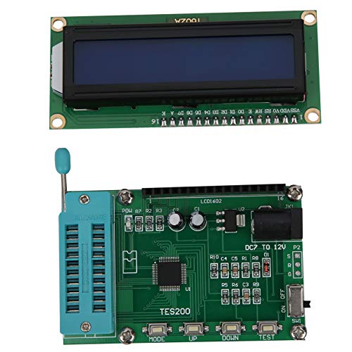 Digital Logic IC Tester - Integrationstester 74 und 40 Serien, testet über 200 Logik -Gates, Easy -Taste -Auswahl für die Fehlerdiagnose, tragbarer PCB -Build für von NUMNBE