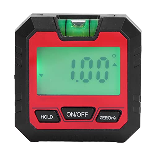 Digital Neighut Level -Messgerät - hohe Genauigkeit 0,2 ° Messung, LCD -Basis mit hinten beleuchtet (type 1) von NUMNBE