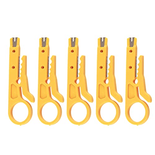 KABELSCHÄLER DRAHTSTREIFEN EINFACH SICHER FÜR CAT5 CAT5E CAT6 DATA KABEL 3D DRUCKER - 5 STÜCK PAKET von NUMNBE