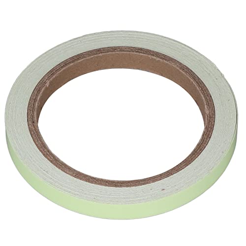 NUMNBE 10 m Länge Glühen im dunklen Klebeband Hartlicht laden unter schwarzem leuchtend fluoreszierendem Klebeband für glatte Wände Treppe (Green) von NUMNBE