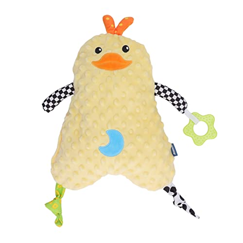 NUMNBE Baby weiche Decke Samt Unzerbrechlich waschbarer Schlafbegleiter Sicherheitsdecke für Neugeborene (Duck) von NUMNBE