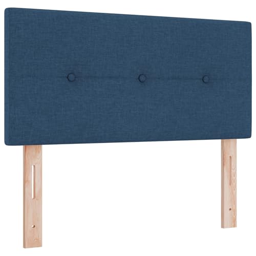 NUMNBE Bett Kopfteil Blau rechteckig Naturholz matt Schlafzimmer 80 x 7 x 88 cm Einzelbett NUMNBE Bett Kopfteil Blau rechteckig Naturholz matt Schlafzimmer 80 x 7 x 88 cm Einzelbett von NUMNBE