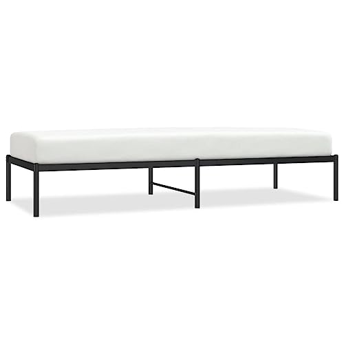 NUMNBE Bettgestell Schwarz Stahl 80x200 cm robust mit 26 cm Stauraumhöhe für Matratze Schlafzimmer NUMNBE Bettgestell Schwarz Stahl 80x200 cm robust mit 26 cm Stauraumhöhe für Matratze Schlafzimmer von NUMNBE