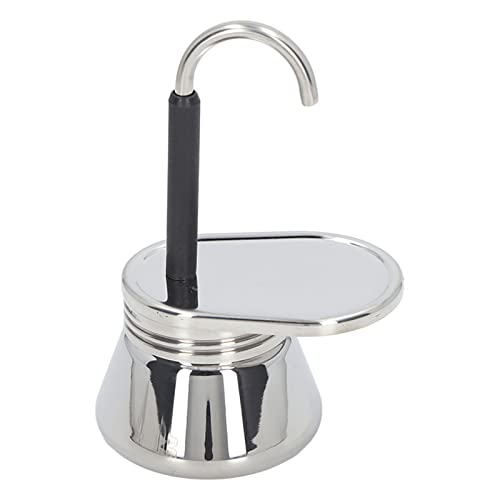 NUMNBE Leichtgewichtige Edelstahl Moka Kanne - Ideal für Camping und Zuhause, italienischer Kaffeezubereiter für Kaffeeliebhaber NUMNBE Leichtgewichtige Edelstahl Moka Kanne - Ideal für Camping und Zuhause, italienischer Kaffeezubereiter für Kaffeeliebhaber von NUMNBE