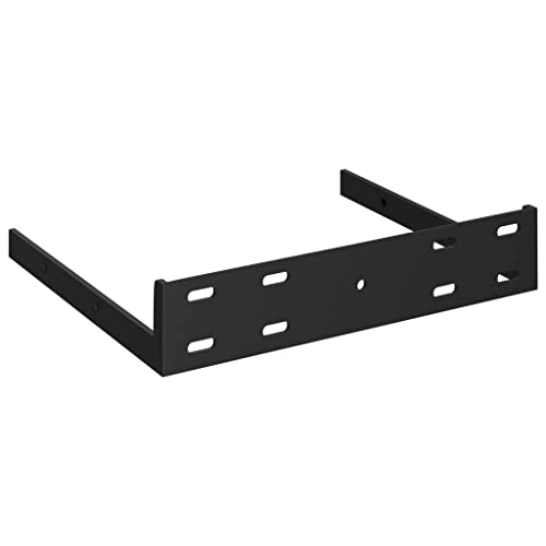 NUMNBE Eckregal 35 x 35 cm Hochglanz Grau MDF Metall Tragkraft 5 kg Wandbefestigung für Badezimmer Küche Wohnzimmer von NUMNBE