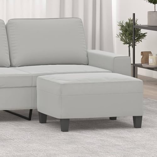 NUMNBE Hocker Fußhocker 70 x 55 x 41 cm Polyester Mikrofaser Schaumstofffüllung Leicht Grau NUMNBE Hocker Fußhocker 70 x 55 x 41 cm Polyester Mikrofaser Schaumstofffüllung Leicht Grau von NUMNBE