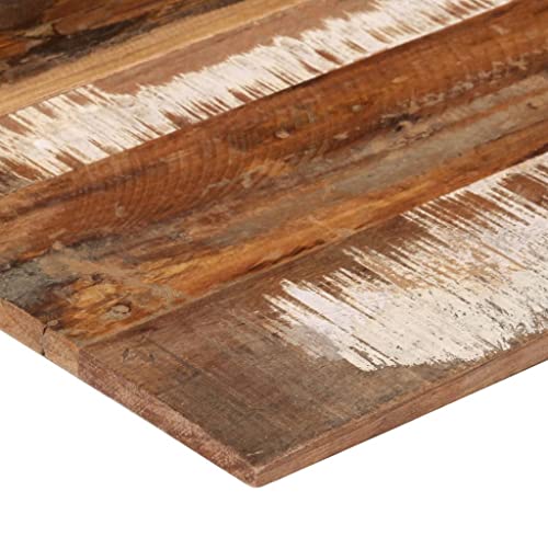 NUMNBE Holz Tischplatte 80 x 60 cm Massivholz recycelt rustikale Optik vielseitig einsetzbar stabile Konstruktion für Innen und Außen NUMNBE Holz Tischplatte 80 x 60 cm Massivholz recycelt rustikale Optik vielseitig einsetzbar stabile Konstruktion für Innen und Außen von NUMNBE