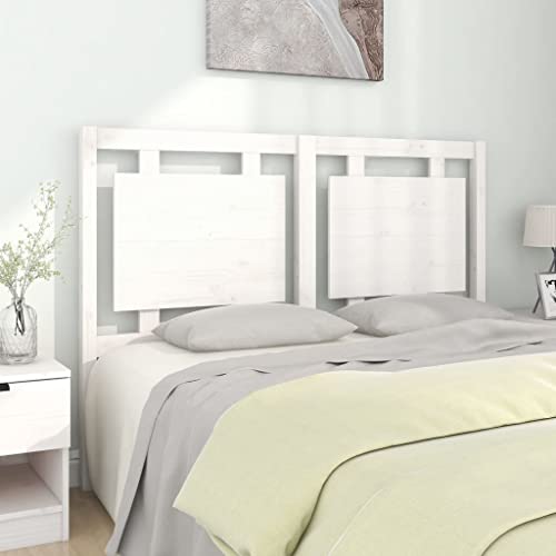 NUMNBE Holzkopfteil 140x100 cm weiß Kiefernholz rustikales Design Rückenlehne für Schlafzimmer NUMNBE Holzkopfteil 140x100 cm weiß Kiefernholz rustikales Design Rückenlehne für Schlafzimmer von NUMNBE