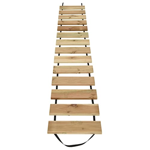 NUMNBE Holzterrassenrolle 300x50 cm Kieferngrün imprägniert wetterfest rutschfest Balkon Garten Poolbereich von NUMNBE