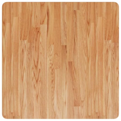 NUMNBE Massive Eichenholz Tischplatte quadratisch 60x60 cm geölt rustikales Design vielseitig nutzbar für Wohnzimmer und Gastronomie von NUMNBE
