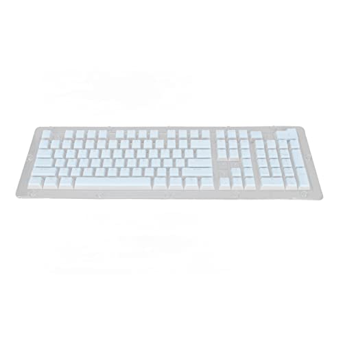 NUMNBE PBT -Tastaturen hohe niedrige Layout Doppelschicht 2 Farbe 108 Tasten Mechanische Tastaturen für 61 87 104 108 Taste Tastatur (Blue) von NUMNBE