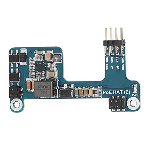 NUMNBE Power Over Ethernet Erweiterungsplatine für 3B + 4B PoE IEEE 8023af Isoliertes Schaltnetzteil Kompatibel mit Lüfteranschluss von NUMNBE