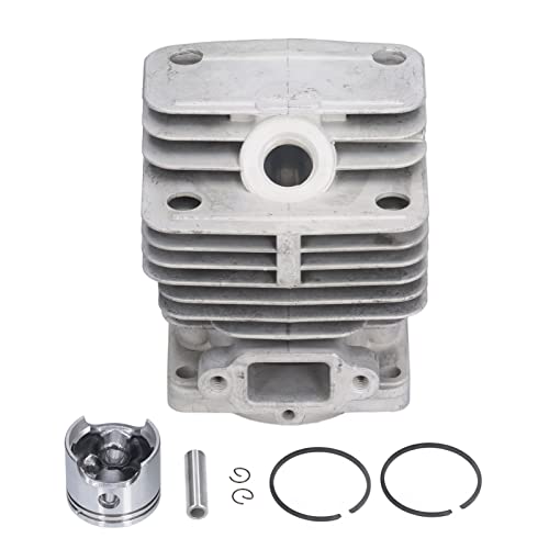 NUMNBE Zylinder Kolben-Pin Loch 9MM - Hochwertige Zylinder-Kolbenbaugruppe für OLEO MAC 740 440BP EFCO 8400 8405 STARK 40 EMAK DYNAMAC, langlebige, präzise Ersatzteile für Gartenwerkzeuge von NUMNBE