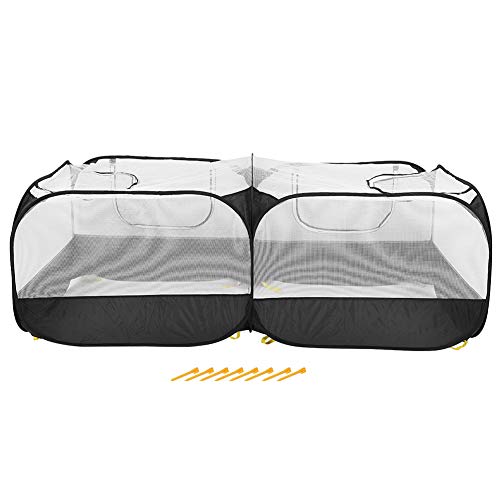 Outdoor Haustiergehege faltbar transparent mit Reißverschluss atmungsaktiv für drinnen und draußen Outdoor Haustiergehege faltbar transparent mit Reißverschluss atmungsaktiv für drinnen und draußen von NUMNBE