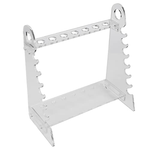 Pipettenhalter aus organischem Glas - Trapezförmig mit 1,5 cm Lochdurchmesser für mehrere Pipetten, stabiler, tragbarer Pipettenständer für Labore und Experimente Pipettenhalter aus organischem Glas - Trapezförmig mit 1,5 cm Lochdurchmesser für mehrere Pipetten, stabiler, tragbarer Pipettenständer für Labore und Experimente von NUMNBE