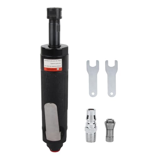 Mini Pneumatischer Griffel, Kompakte Niedriggeschwindigkeits Handfräse, 3mm & Spannfutter - Leichtes Design, Geringe Vibration, Für Präzise Gravur und Schleifarbeiten von NUMNBE