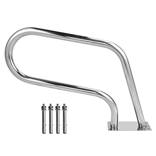 Schwimmbecken Handlauf Aus 304 Edelstahl, Verdickte Poolstufen Geländer 80x56,5cm - Korrosionsbeständig, Langlebig, Rutschfestes Design Für Private Und Öffentliche Pools von NUMNBE