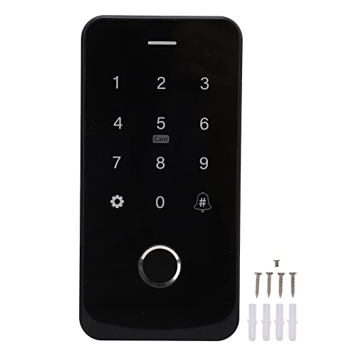 Zutrittskontrollsystem TF9, Outdoor Fingerprint Passwort NFC App, Wasserdicht, Biometrisch, Codeschloss, Türöffner - Multimethode Zugang, Verbindung, Für Unternehmen und Wohnen von NUMNBE
