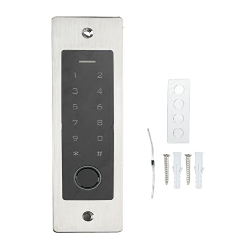 Zutrittskontrollsystem mit beleuchteter Tastatur, Fingerabdruck, Passwort und Kartenfunktion, Metallgehäuse, IP66 Wasserdicht - Hohe Benutzerkapazität, Robustes Design, Für Büro von NUMNBE