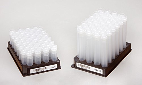 NUNC 056796 Cryotube Cryobank 5 ml 2D-Code im abschließbaren Rack (480 Stück) von NUNC