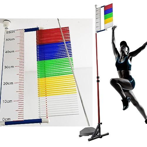 NUNETH Vertikaler Sprungtester Vertikalsprung-Tester-Messung, 1,2 M-3,5 M Vertikaler Sprungtrainer für Basketball für Kinder/Jugendliche/Erwachsene, Tragbare Sprungkraft-Trainingshilfe von NUNETH
