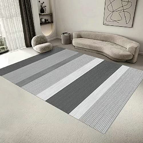 Home Teppich Für Küchen Teppich,Einfache breite Streifen,Flur Teppich LäUfer rutschfest,160x230cm(63x90Inch) von NUNGBE