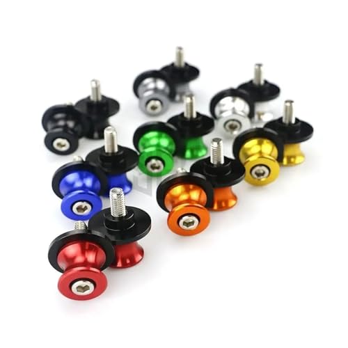 Motorradschrauben, 2 Stück, kreative Universal-Motorradständer-Heberahmenschrauben, Modifikationszubehör, Fahrradbolzen, 8 mm(F) von NUNQTYKJT