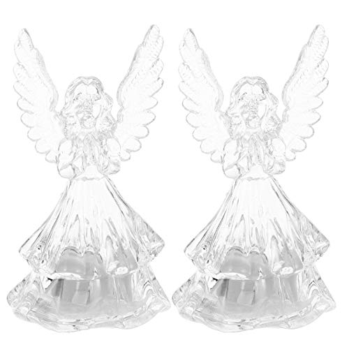 2 Stück Engel Nachtlicht Led Tischlampe Mit Buntes Transparentes Design Ideal Für Kinderzimmer Dekoration Und Geschenke Zu Weihnachten Oder Geburtstagsfeiern 2 Stück Engel Nachtlicht Led Tischlampe Mit Buntes Transparentes Design Ideal Für Kinderzimmer Dekoration Und Geschenke Zu Weihnachten Oder Geburtstagsfeiern von NUOBESTY