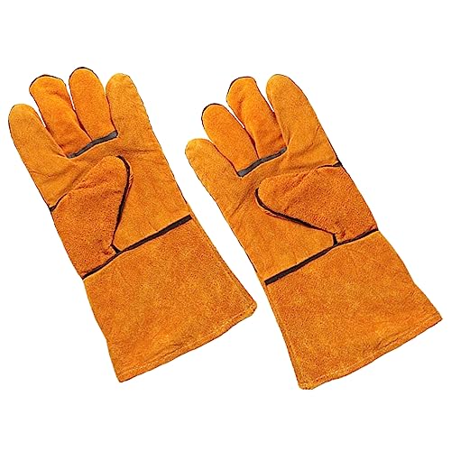 NUOBESTY 1 Paar Anti-Scenen-Handschutz Schutzhandschuhe erhitzen im Freien Ofenhandschuhe doppelt grillhandschuhe hitzebeständige Ofenhandschuhe Outdoor-Kochhandschuhe Polyester Orange NUOBESTY 1 Paar Anti-Scenen-Handschutz Schutzhandschuhe erhitzen im Freien Ofenhandschuhe doppelt grillhandschuhe hitzebeständige Ofenhandschuhe Outdoor-Kochhandschuhe Polyester Orange von NUOBESTY