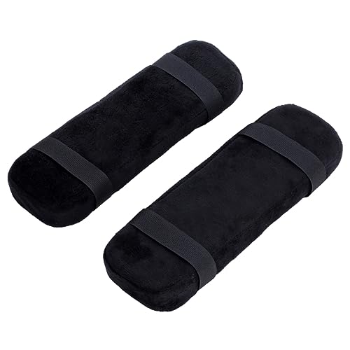NUOBESTY 1 Paar Memory Foam Armlehnenkissen für Bürostühle Komfortable Stuhlarmlehne für Ergonomische Unterstützung im Büro oder Home Passform Atmungsaktives Material von NUOBESTY